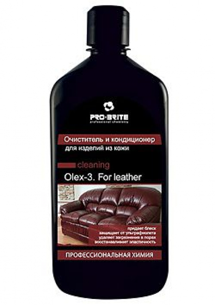 Очиститель-кондиционер для изделий из гладкой кожи OLEX-3 For Leather Очиститель-кондиционер для изделий из гладкой кожи
