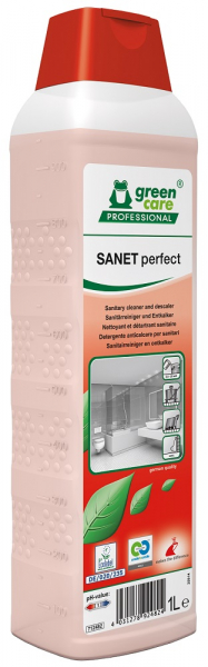 Средство для чистки и мытья ванн, раковин и душевых кабин Green Care SANET perfect (Zitrotan)